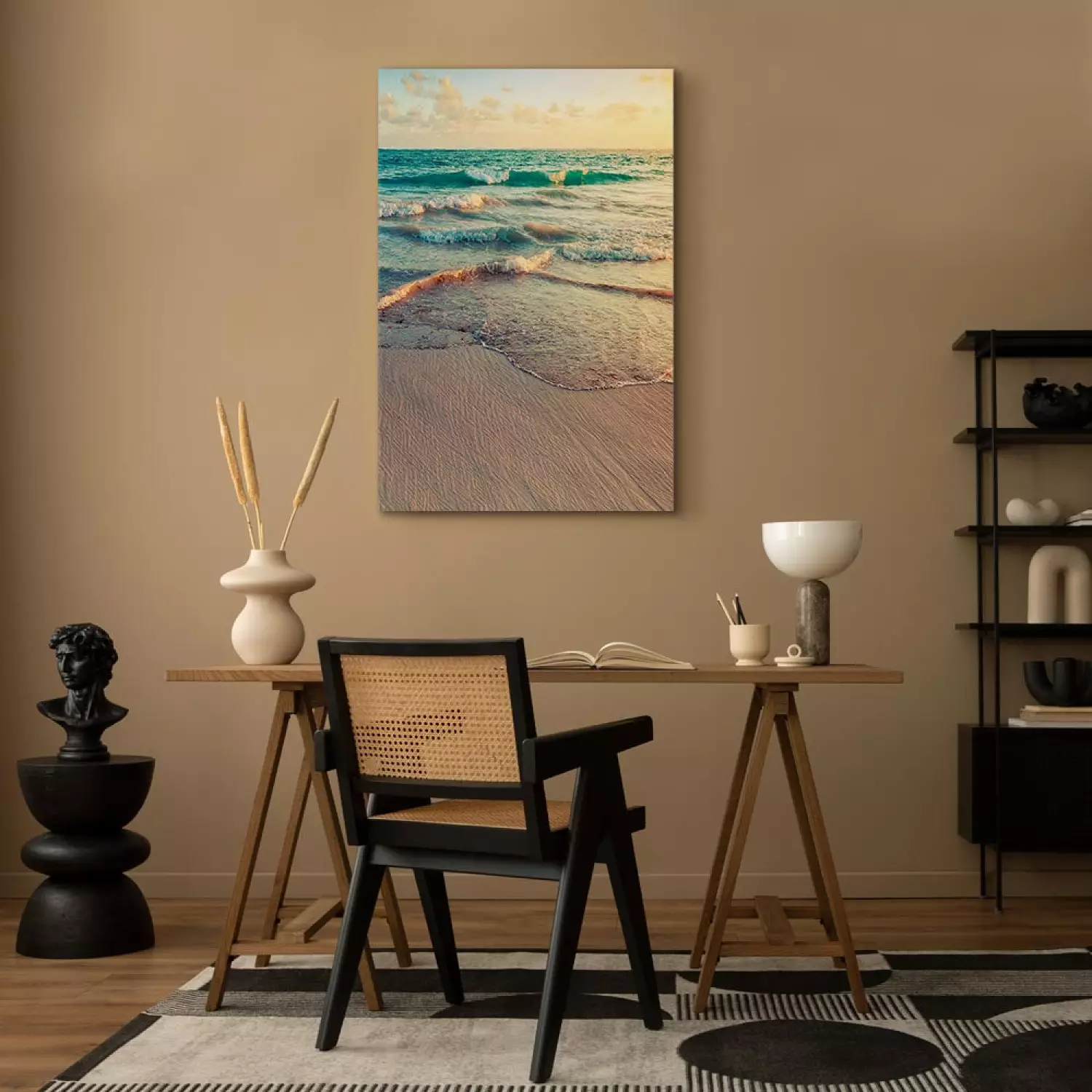 Canvas Art Print Warm Morning Vertical