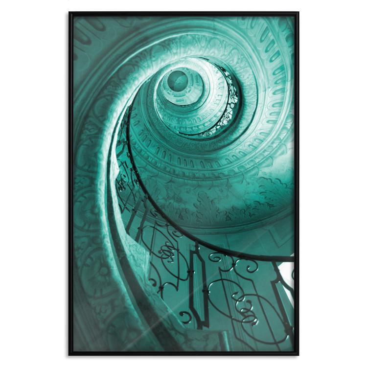 Poster Architectural Spiral - spiral staircase as architectural work