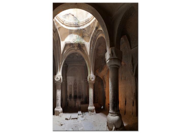 Canvas Roman temple - photograph of religious architecture with columns