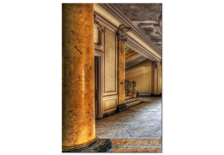 Canvas Interior of the marble palace - photograph of classicist architecture