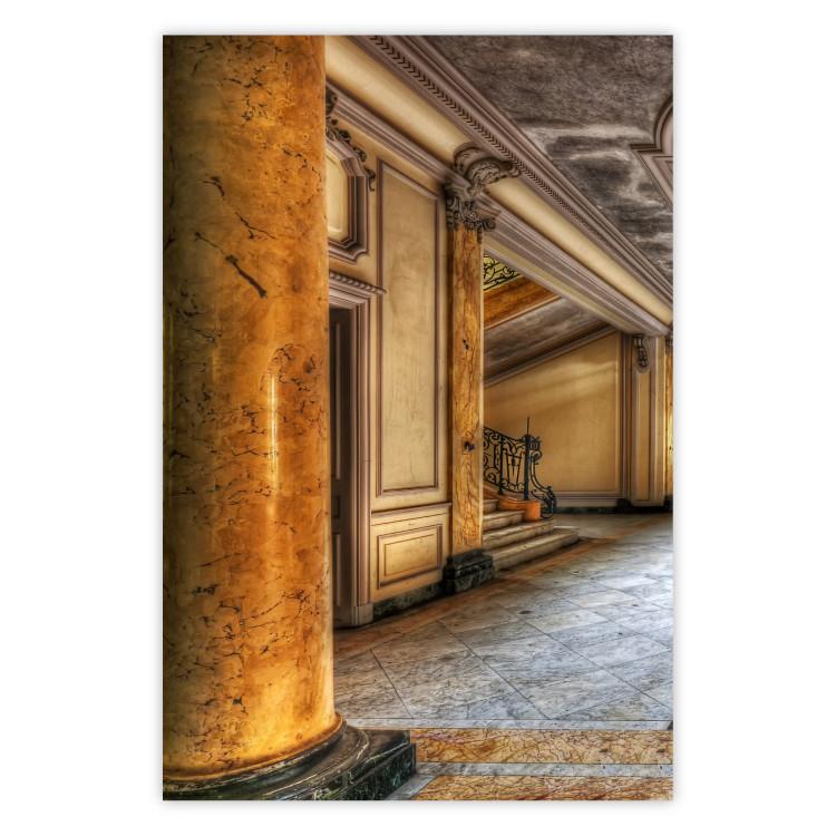 Poster Palace - architecture of building with marble columns and ornaments