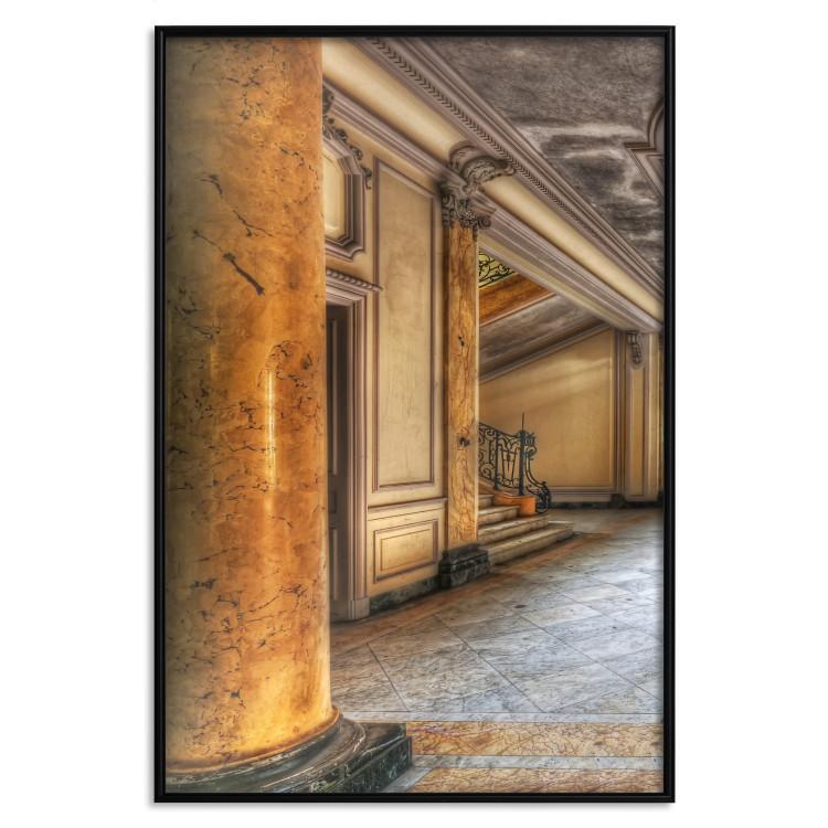 Poster Palace - architecture of building with marble columns and ornaments
