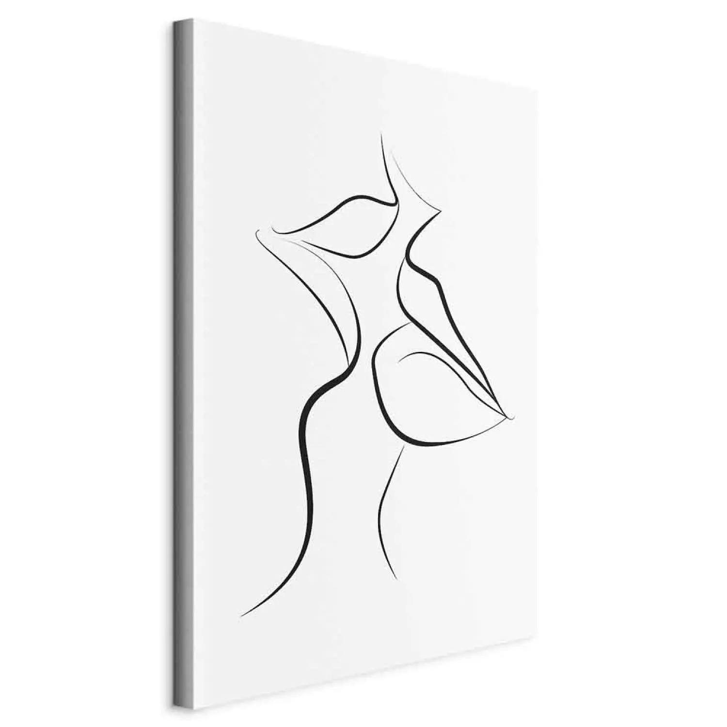 Canvas Art Print First Kiss Vertical