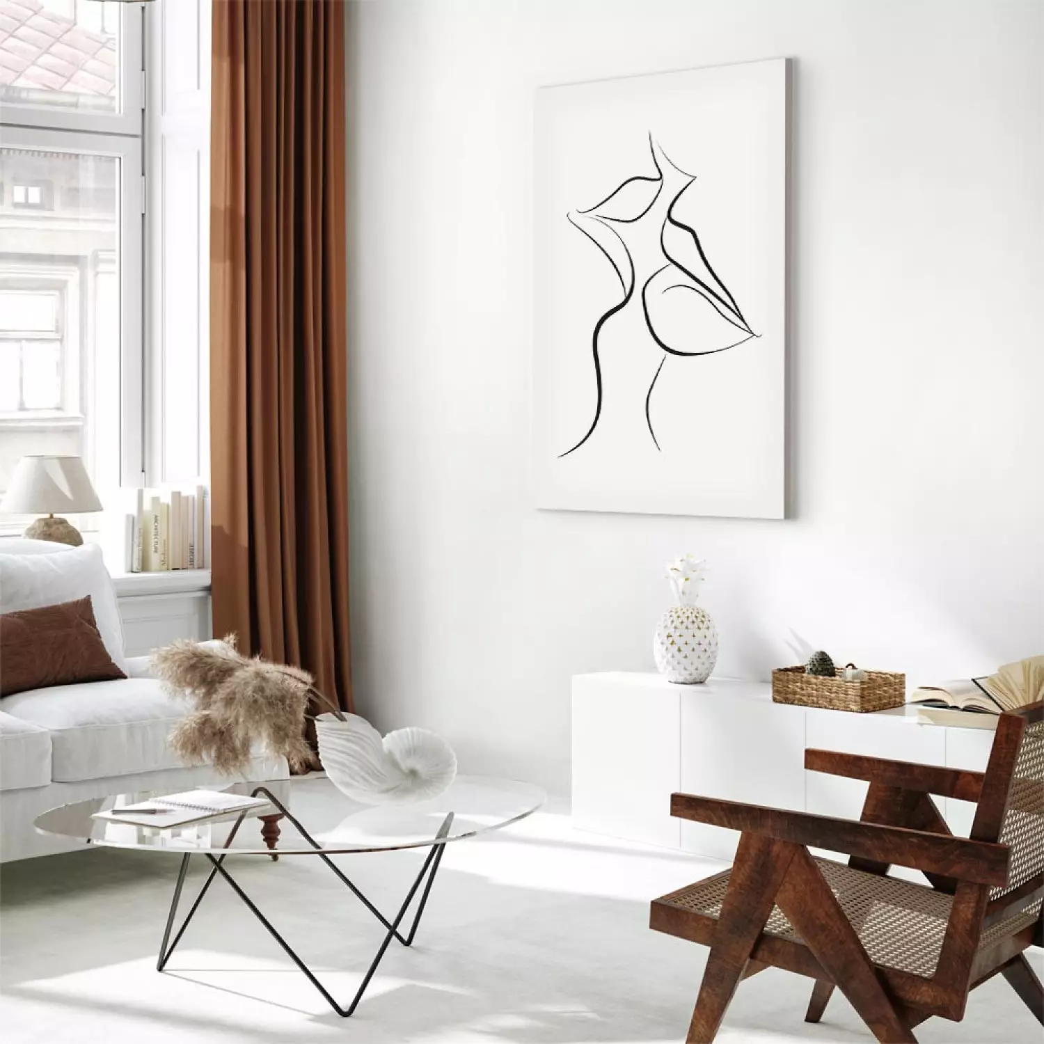 Canvas Art Print First Kiss Vertical