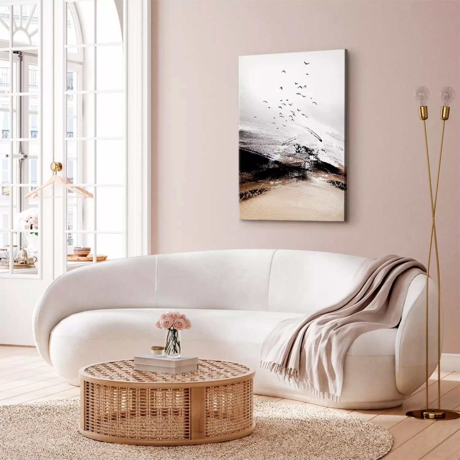 Canvas Art Print Edge of the Forest Vertical
