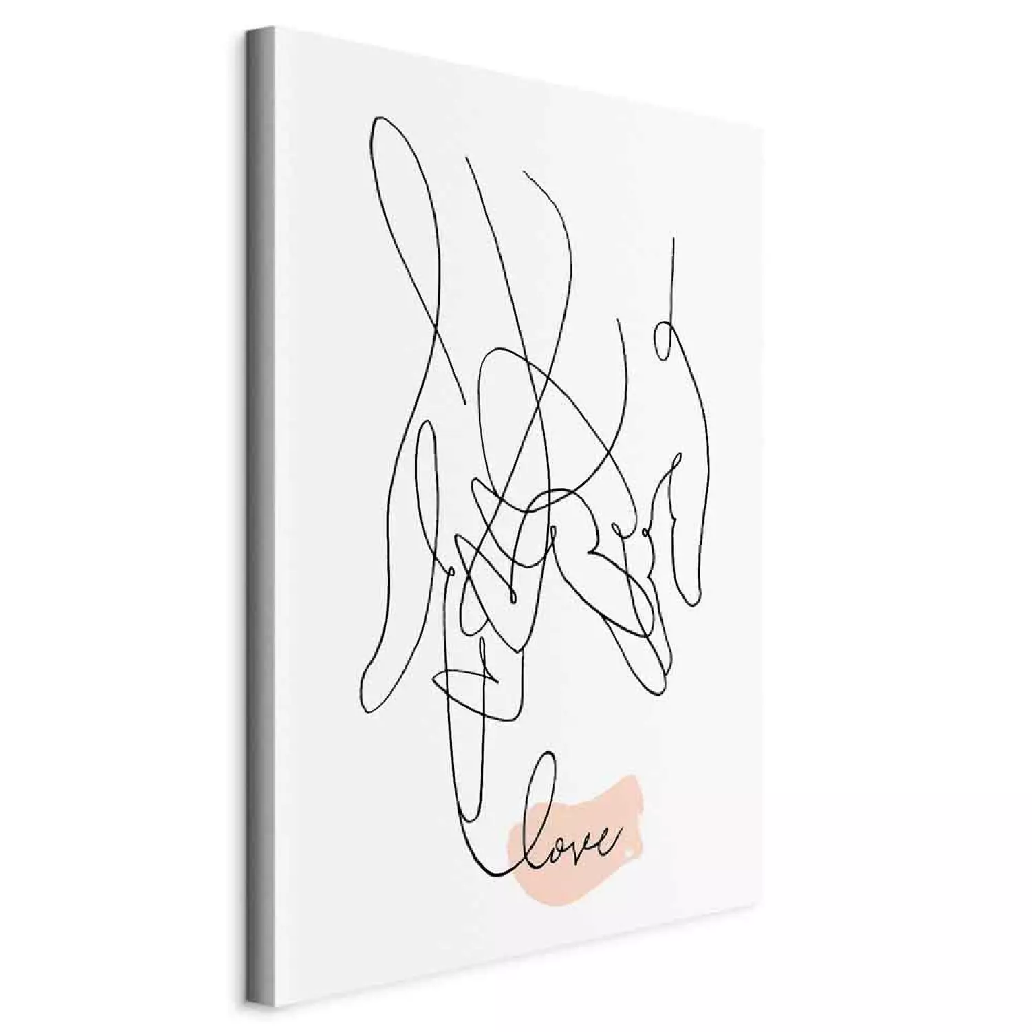 Canvas Print Tangled Love Vertical