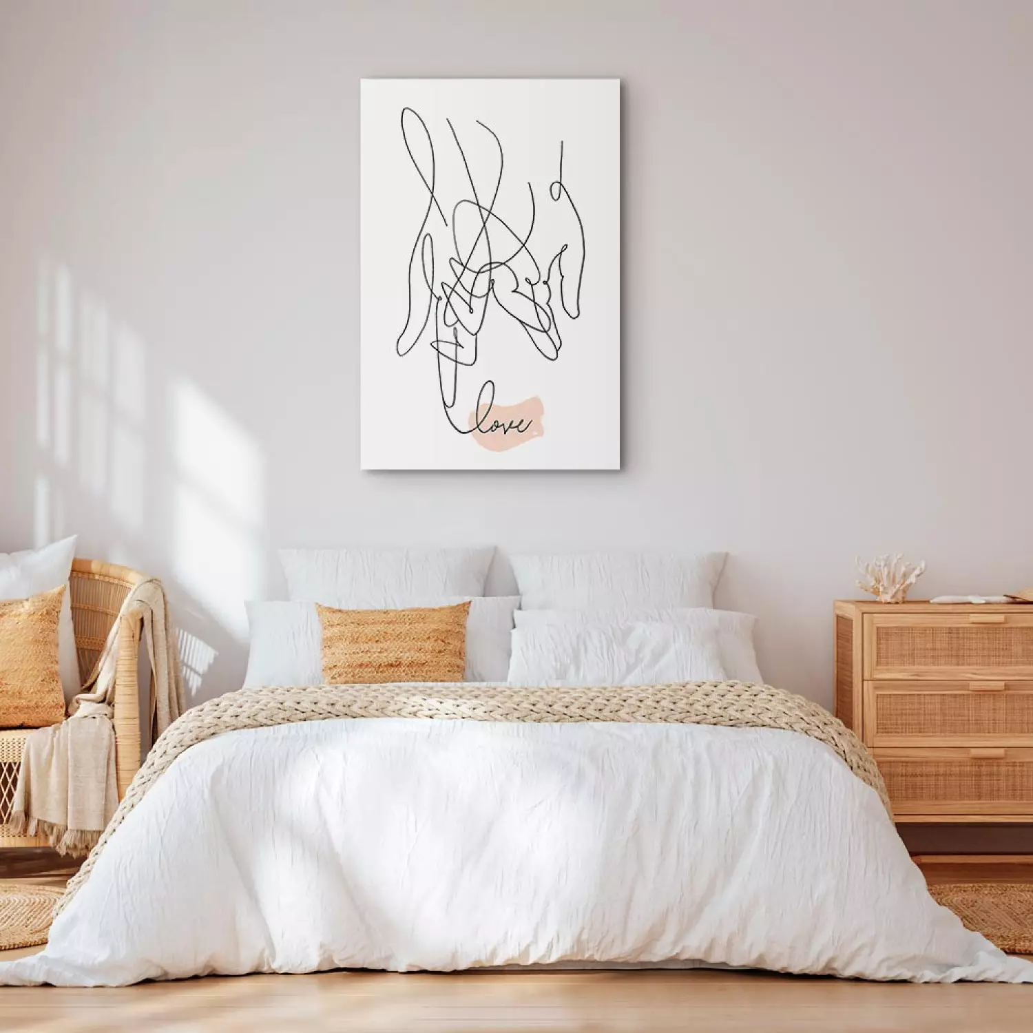 Canvas Print Tangled Love Vertical
