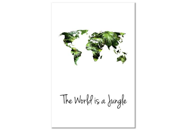 Canvas The World Is a Jungle (1 Part) Vertical