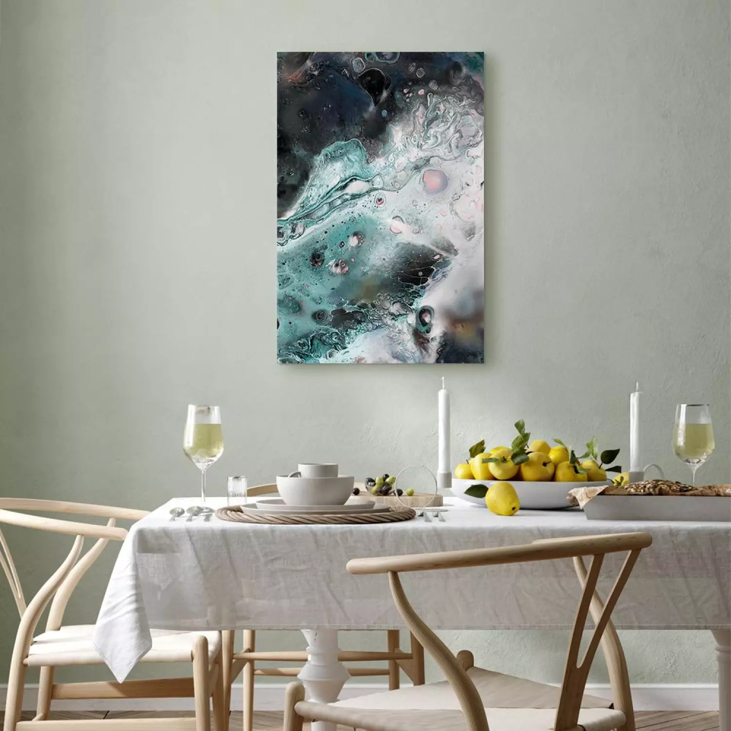 Canvas Art Print Sea Elements Vertical