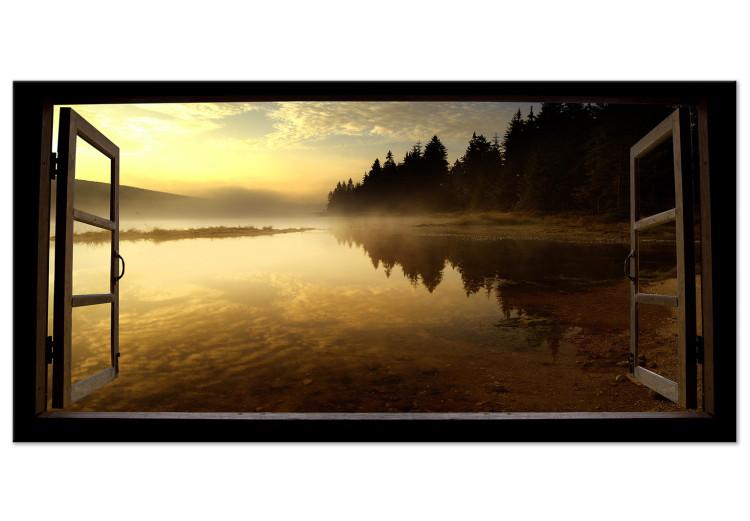 Large canvas print Sunset on the Lake II [Large Format]