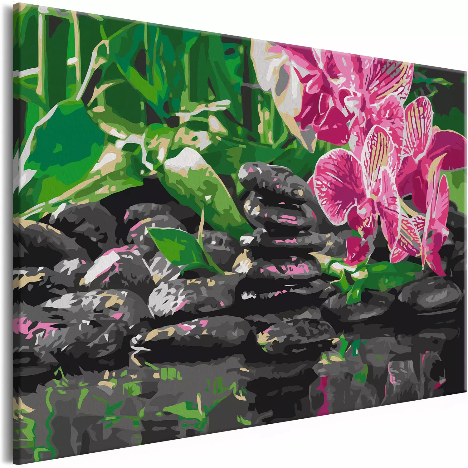 Paint by numbers for adults Zen Stones - bimago Paint by numbers for adults Zen Stones - bimago
