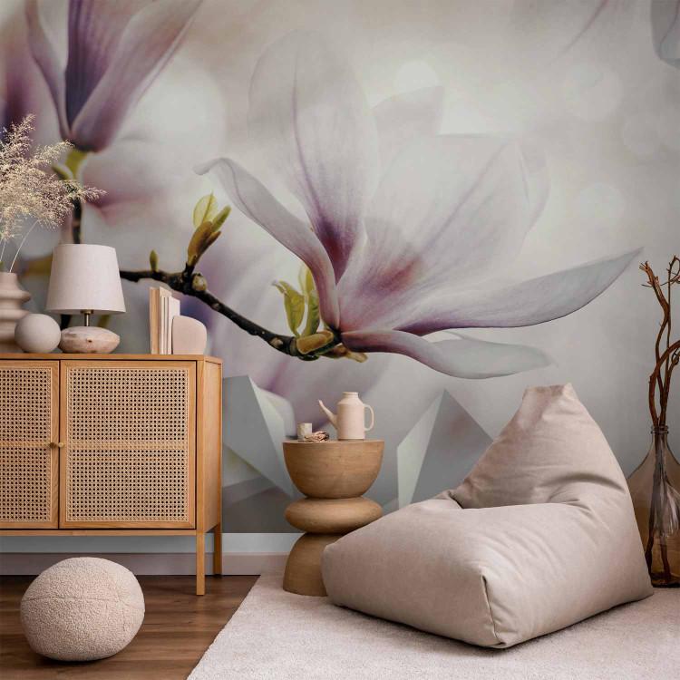 Wall Mural Subtle Magnolias - First Variant