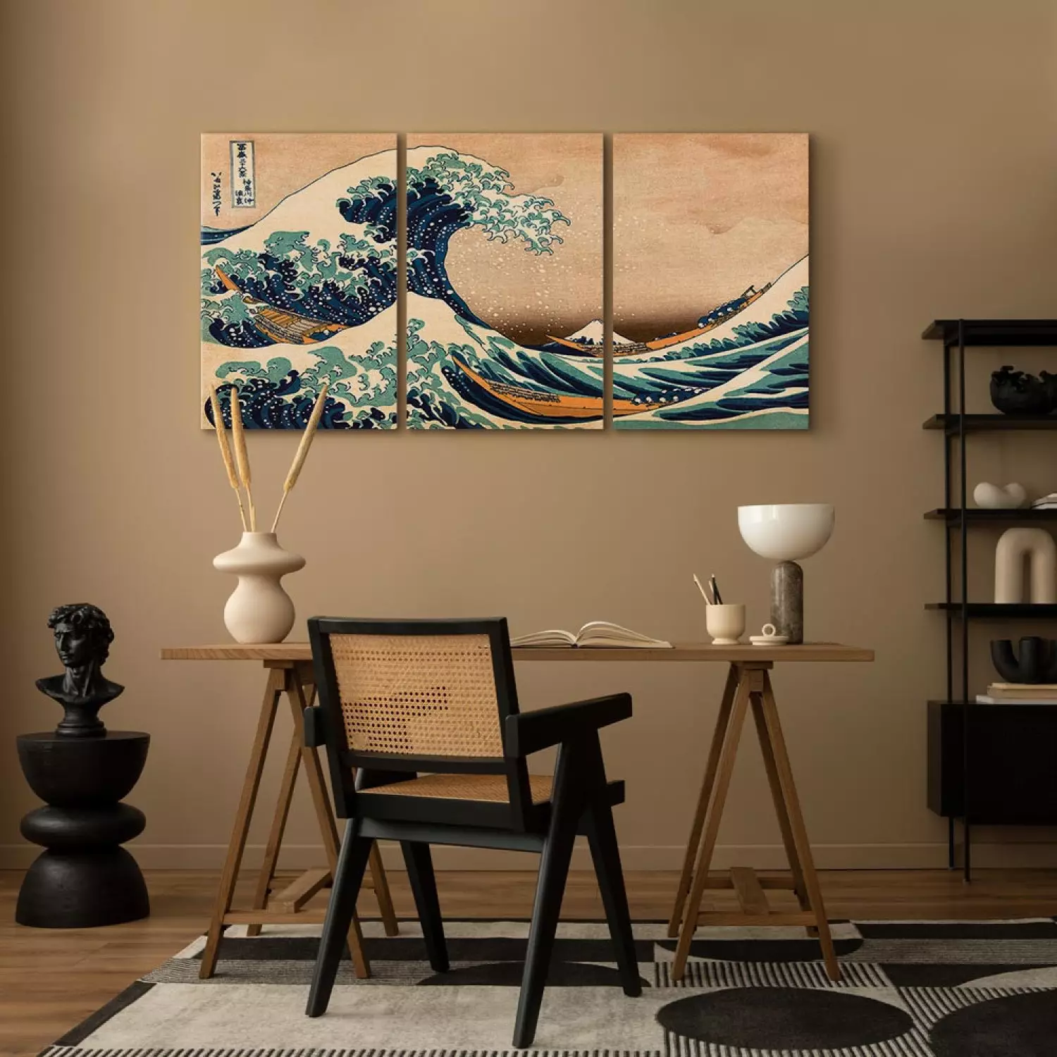 注文割引 (3 Kanagawa off Wave Great The Print Canvas Parts) bimago - 絵画