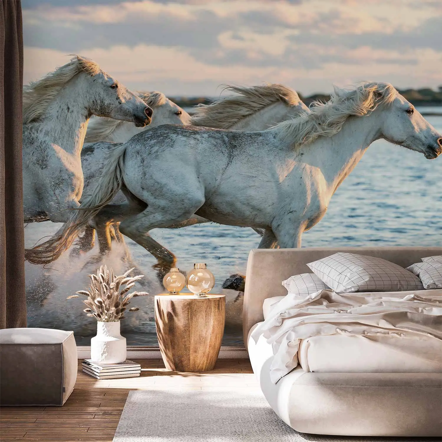 beautiful white horse wallpaper