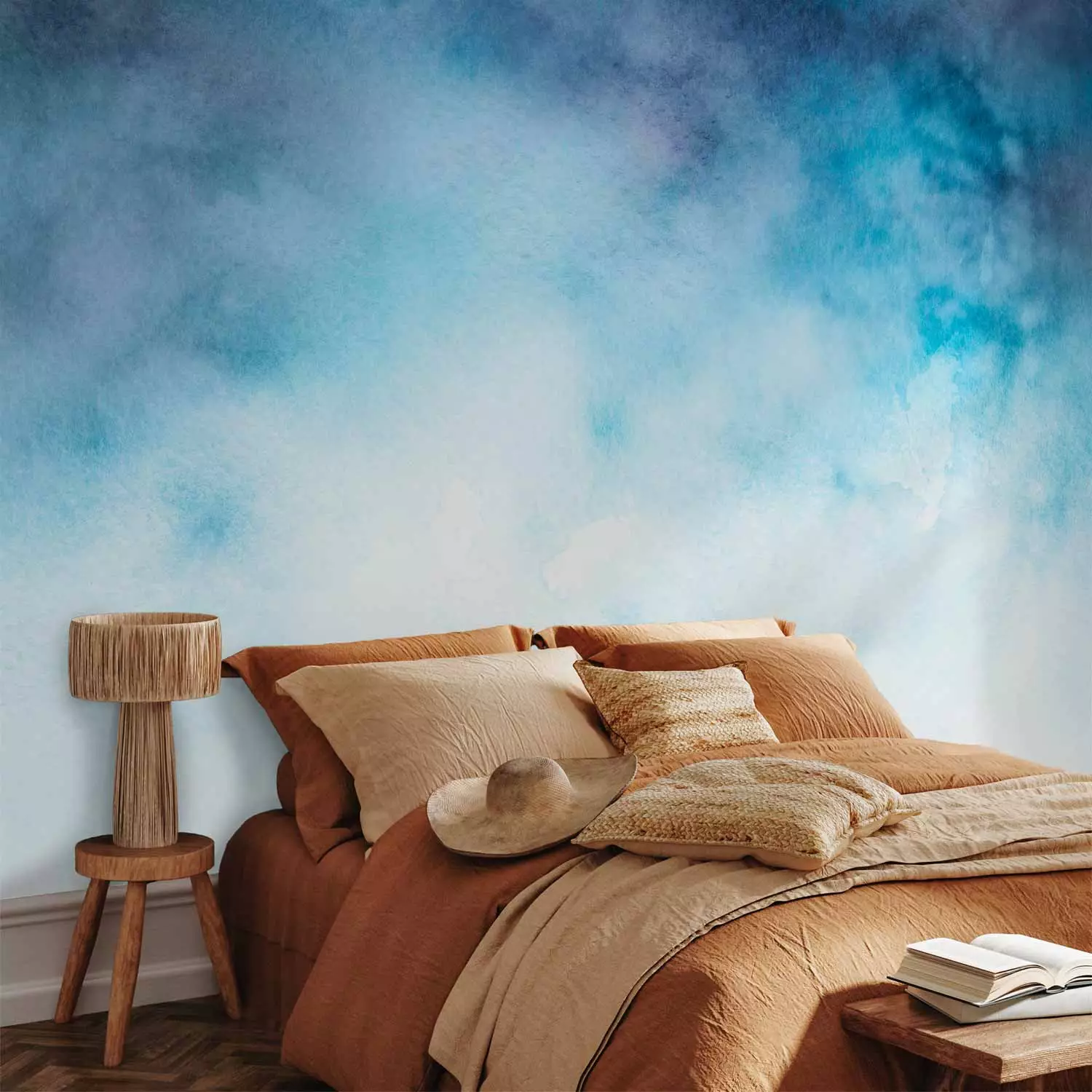 Wall Mural Cobalt Clouds