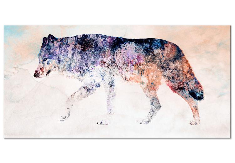 Large canvas print Lonely Wolf II [Large Format]