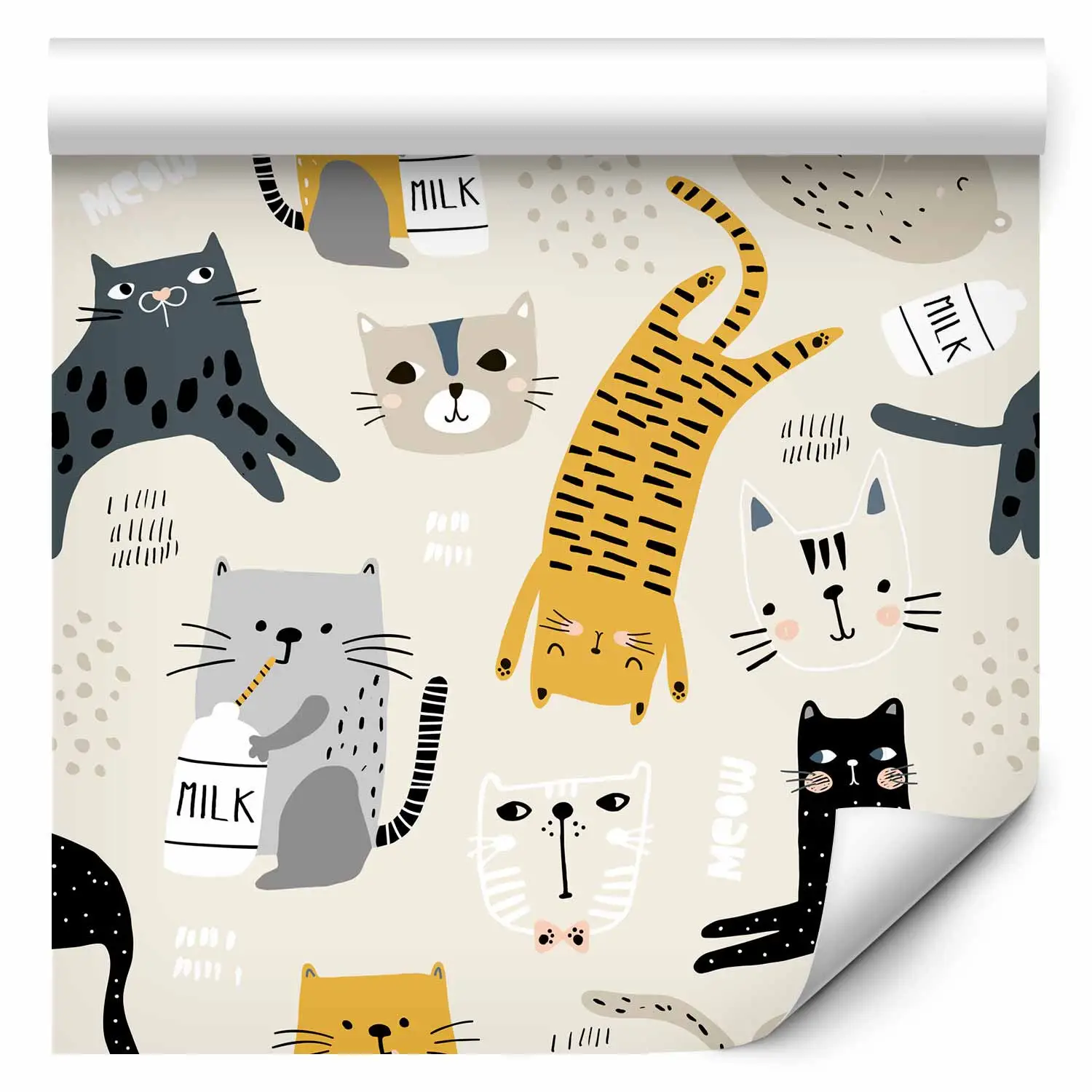 cat wallpaper b&q