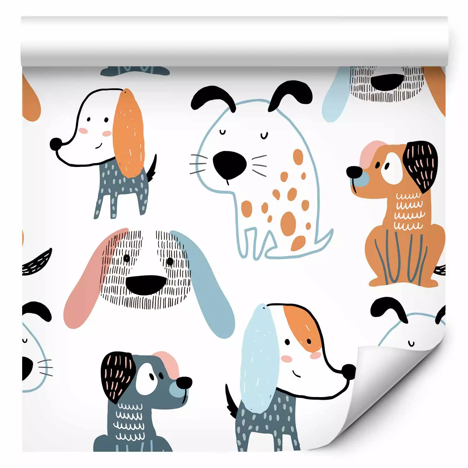 Modern Wallpaper Spotted Dogs