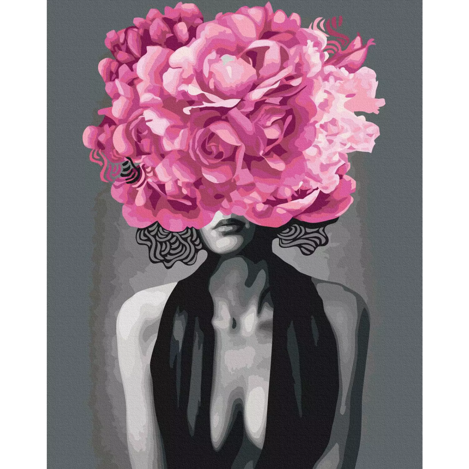 Paint by number Noir Woman