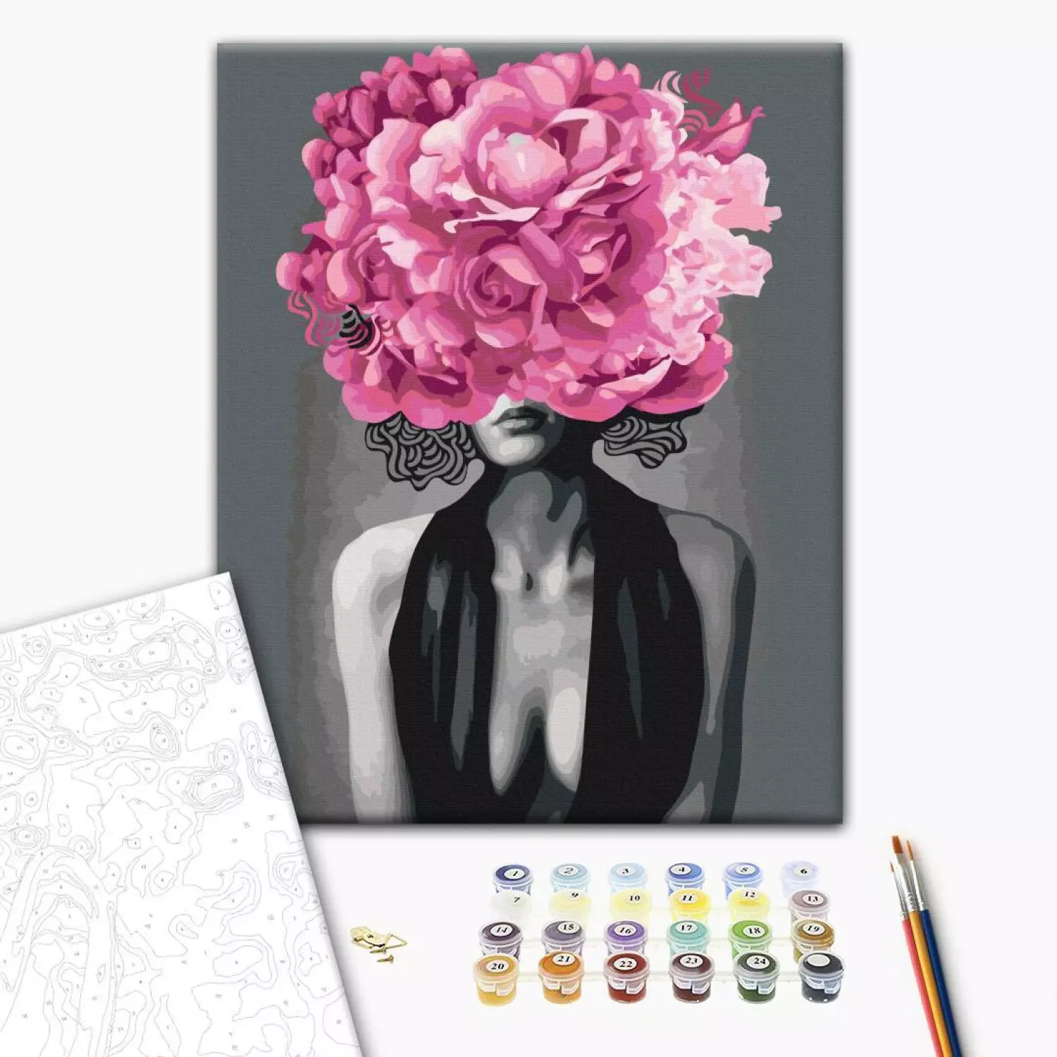 Paint by number Noir Woman