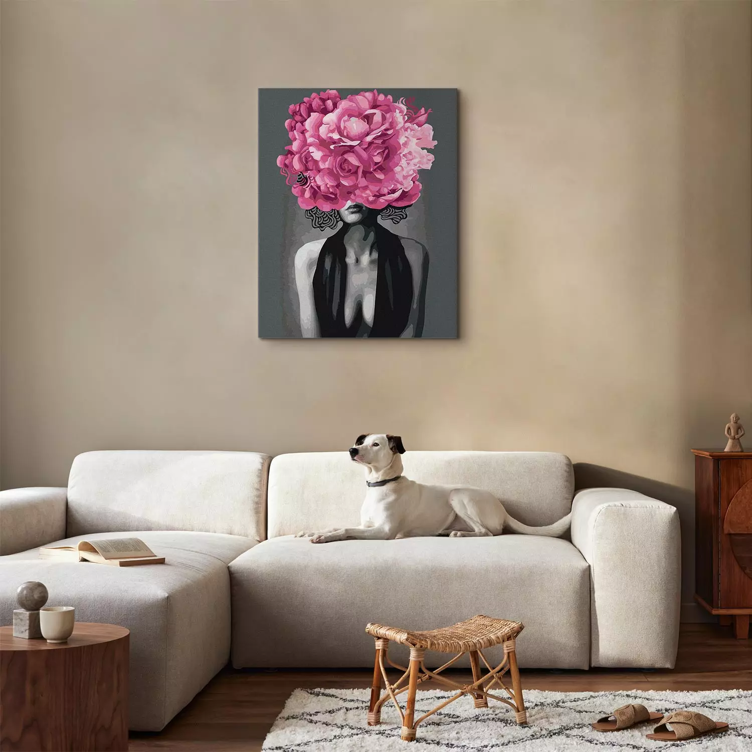 Paint by number Noir Woman