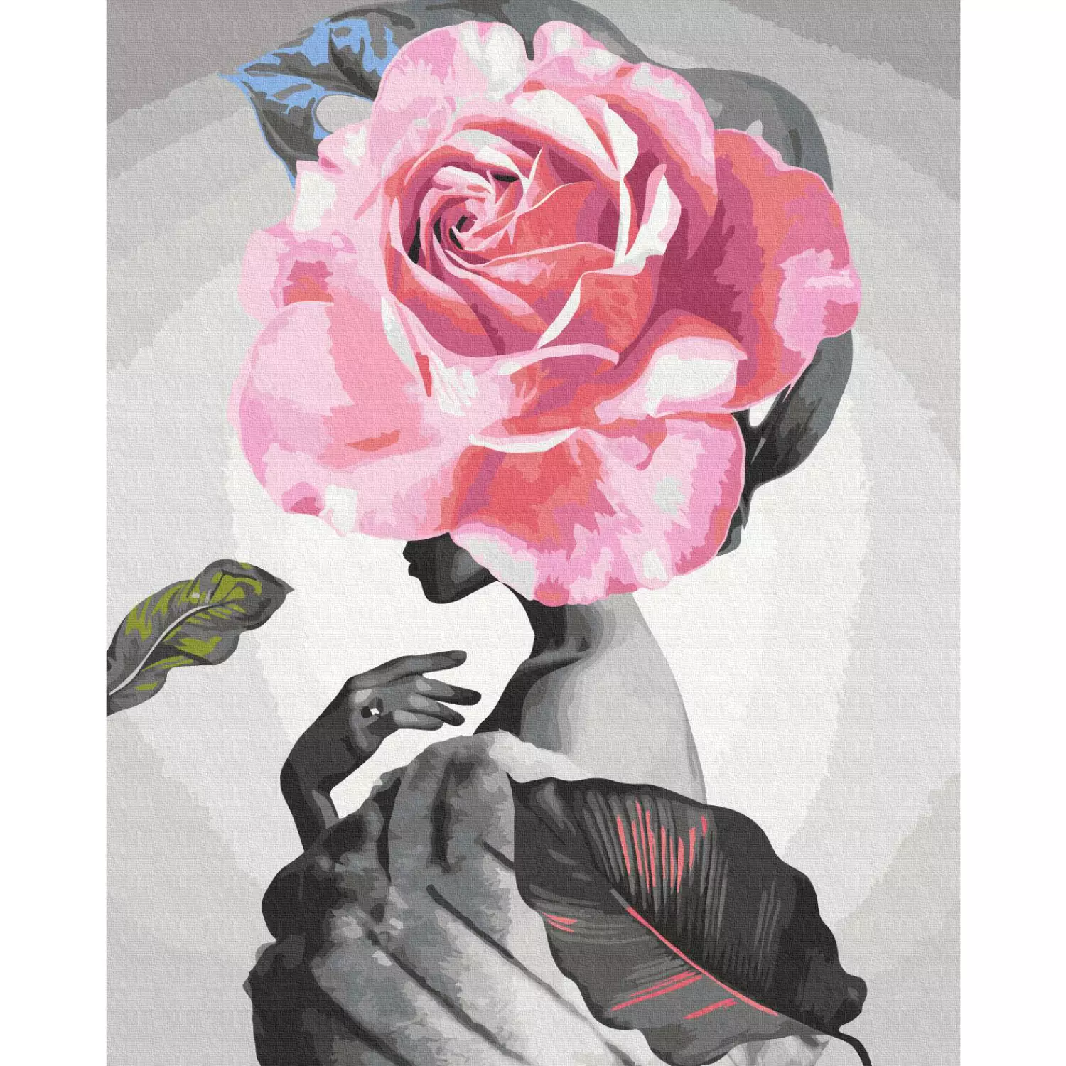 Paint by number Rose and Fur