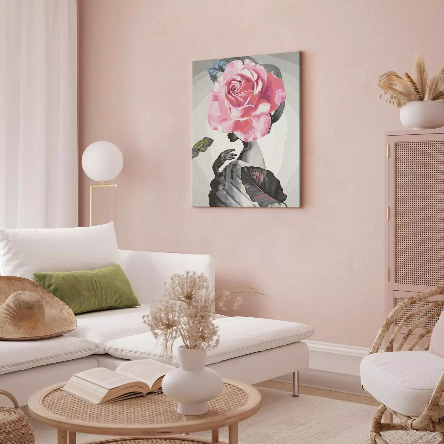 Paint by number Rose and Fur