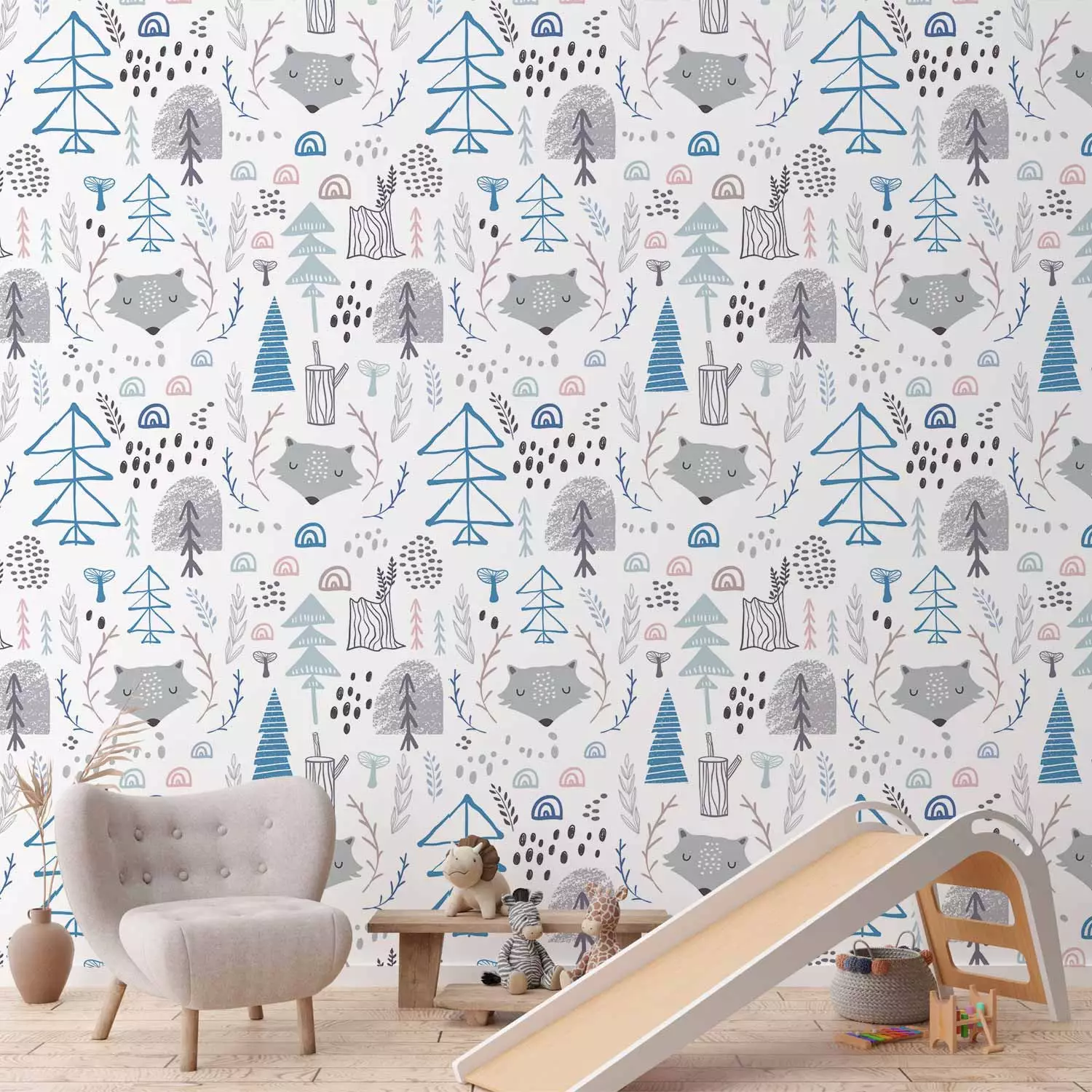 Modern Wallpaper Wolf's Head