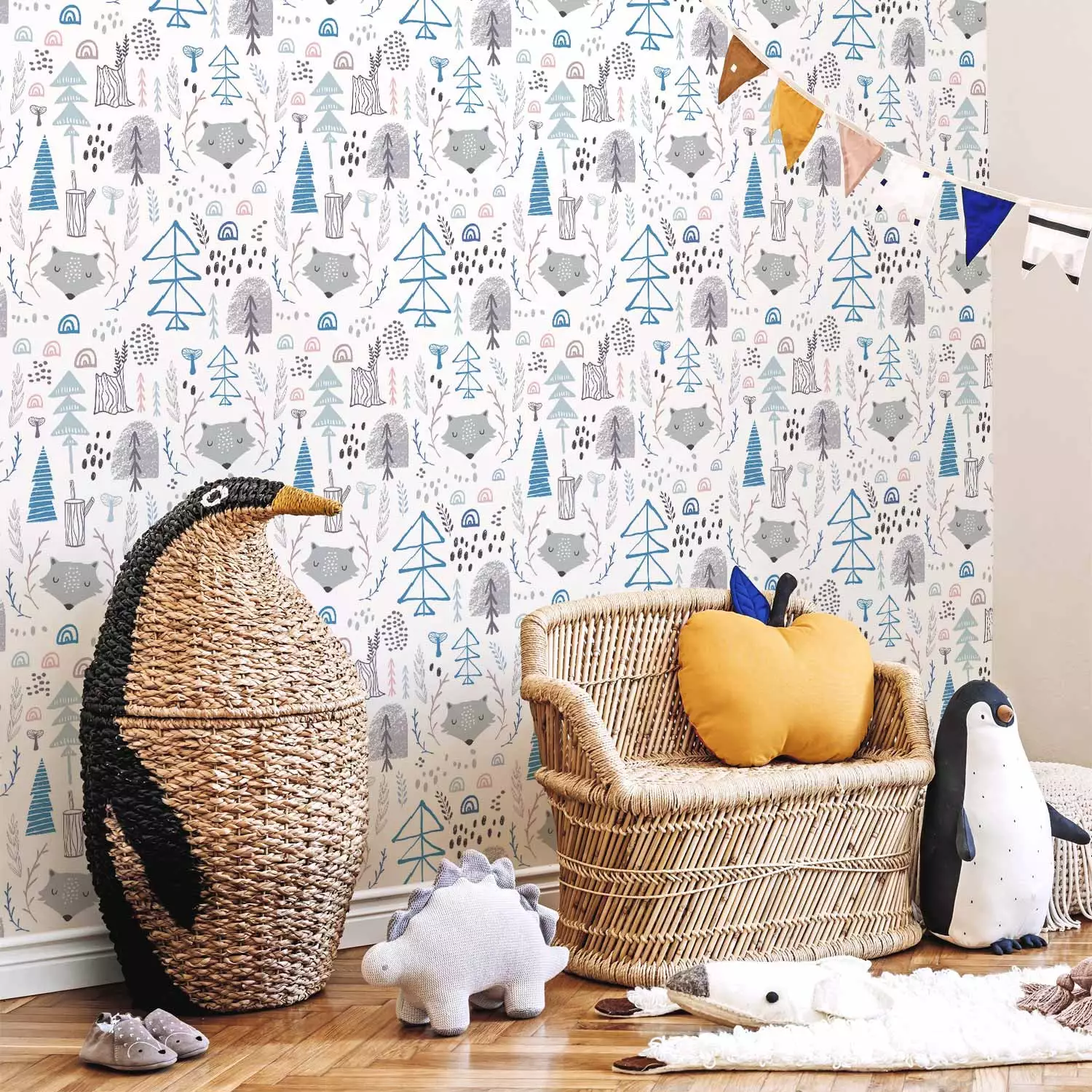 Modern Wallpaper Wolf's Head