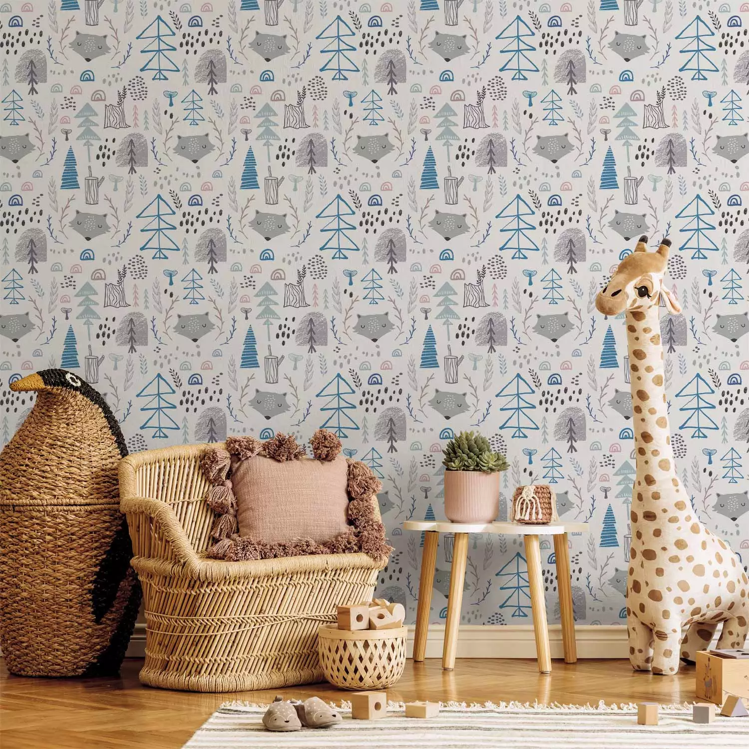 Modern Wallpaper Wolf's Head