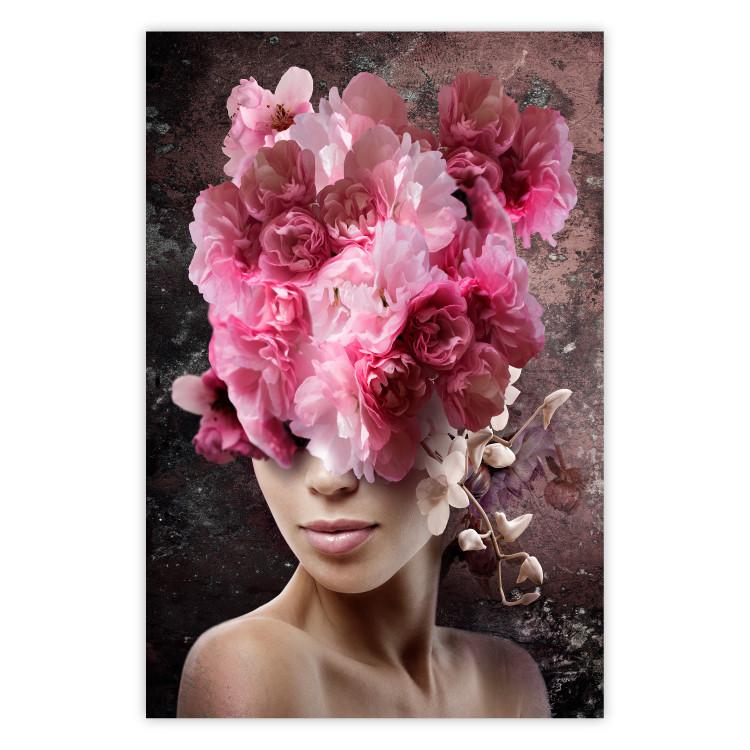 Poster Spring Awakening - abstract woman with plants on her head