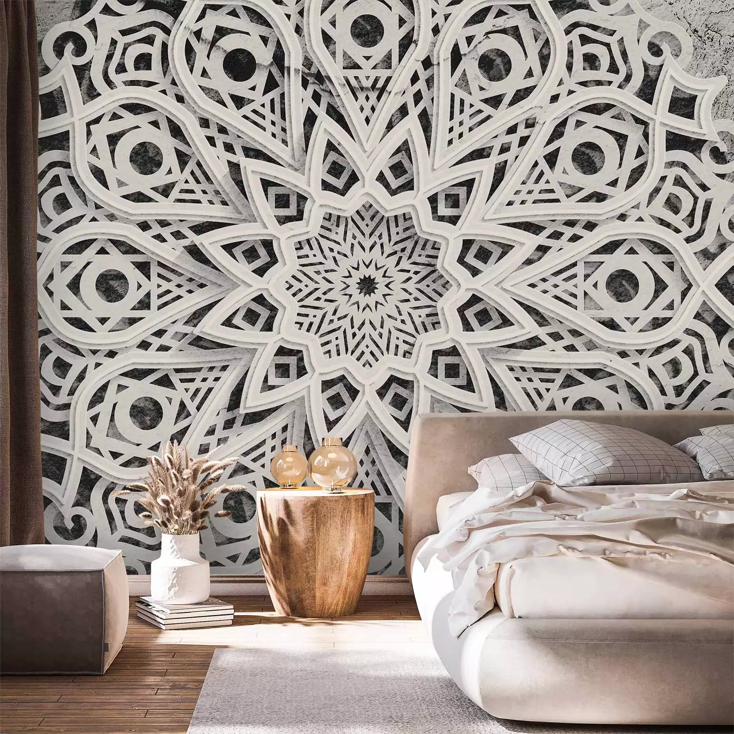 White wall mandala sale
