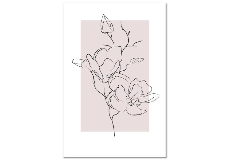 Canvas Creamy Magnolia (1 Part) Vertical