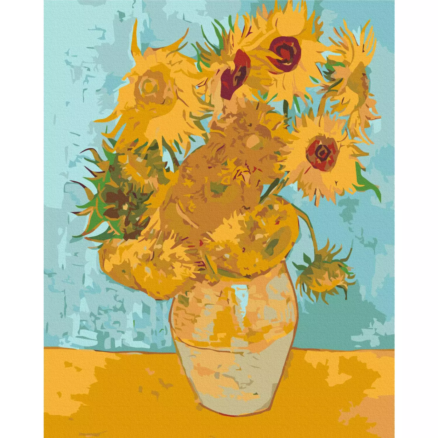 Paint by number Van Gogh's Sunflowers