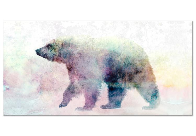 Large canvas print Lonely Bear II [Large Format]