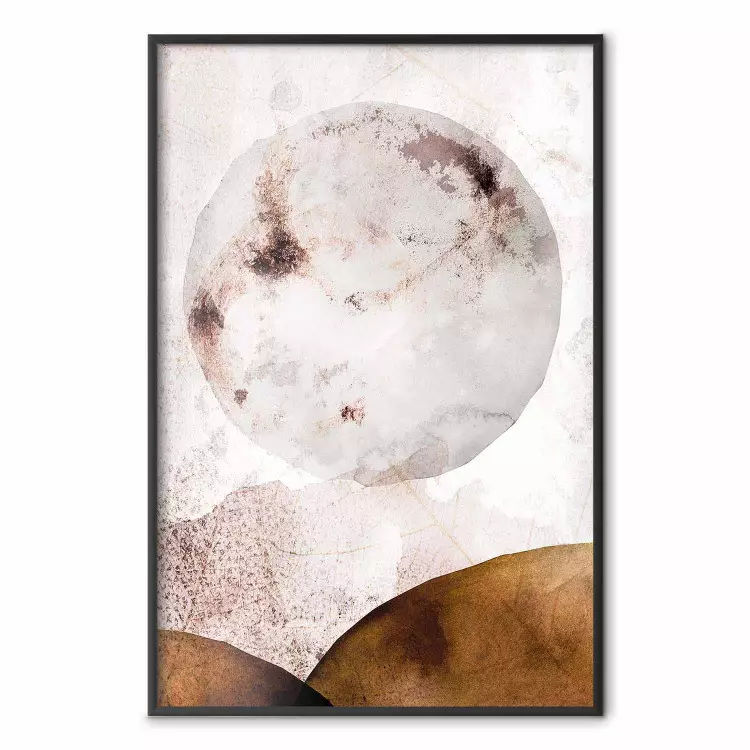 Sunny Spots - abstract texture of white circle on light background