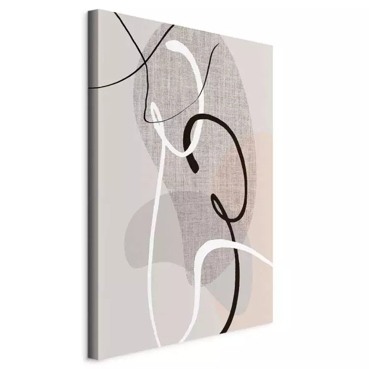 Love Configuration (1-part) vertical - abstraction on a light background