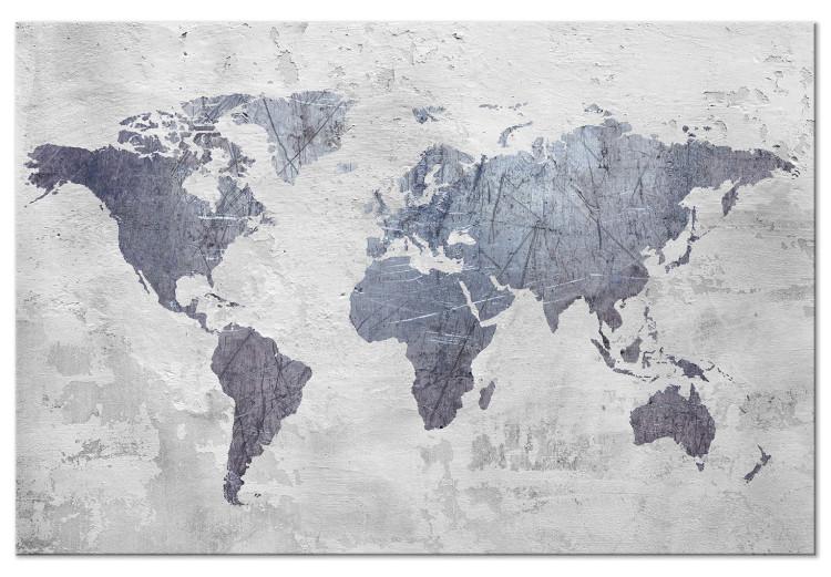 Large canvas print Concrete World Map [Large Format]