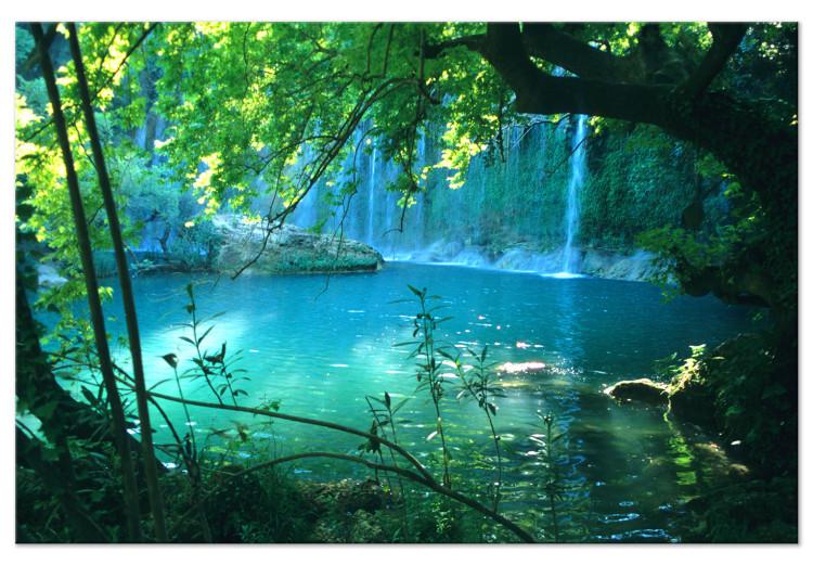Large canvas print Turquoise Seclusion [Large Format]