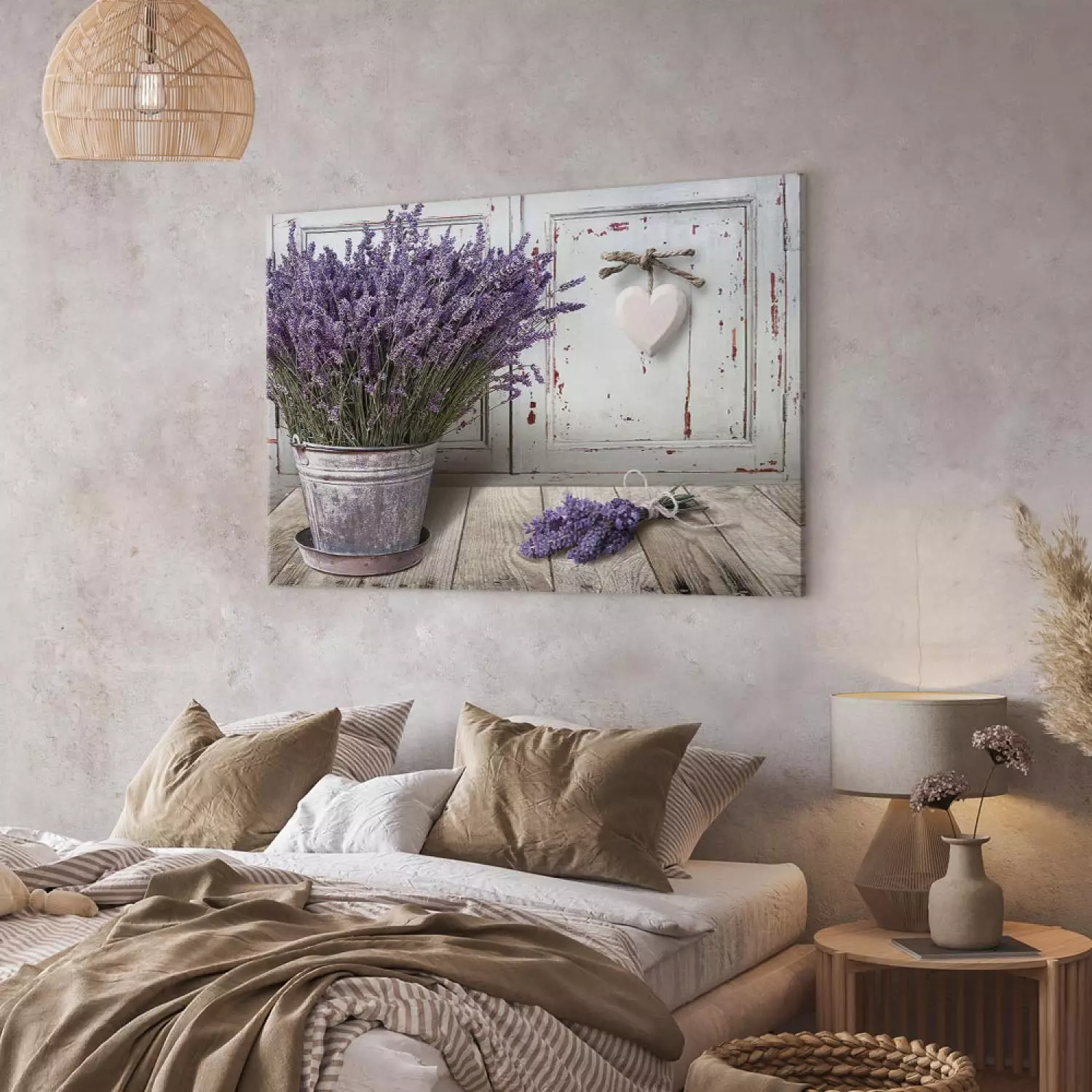 Canvas Sunny Garden Wide