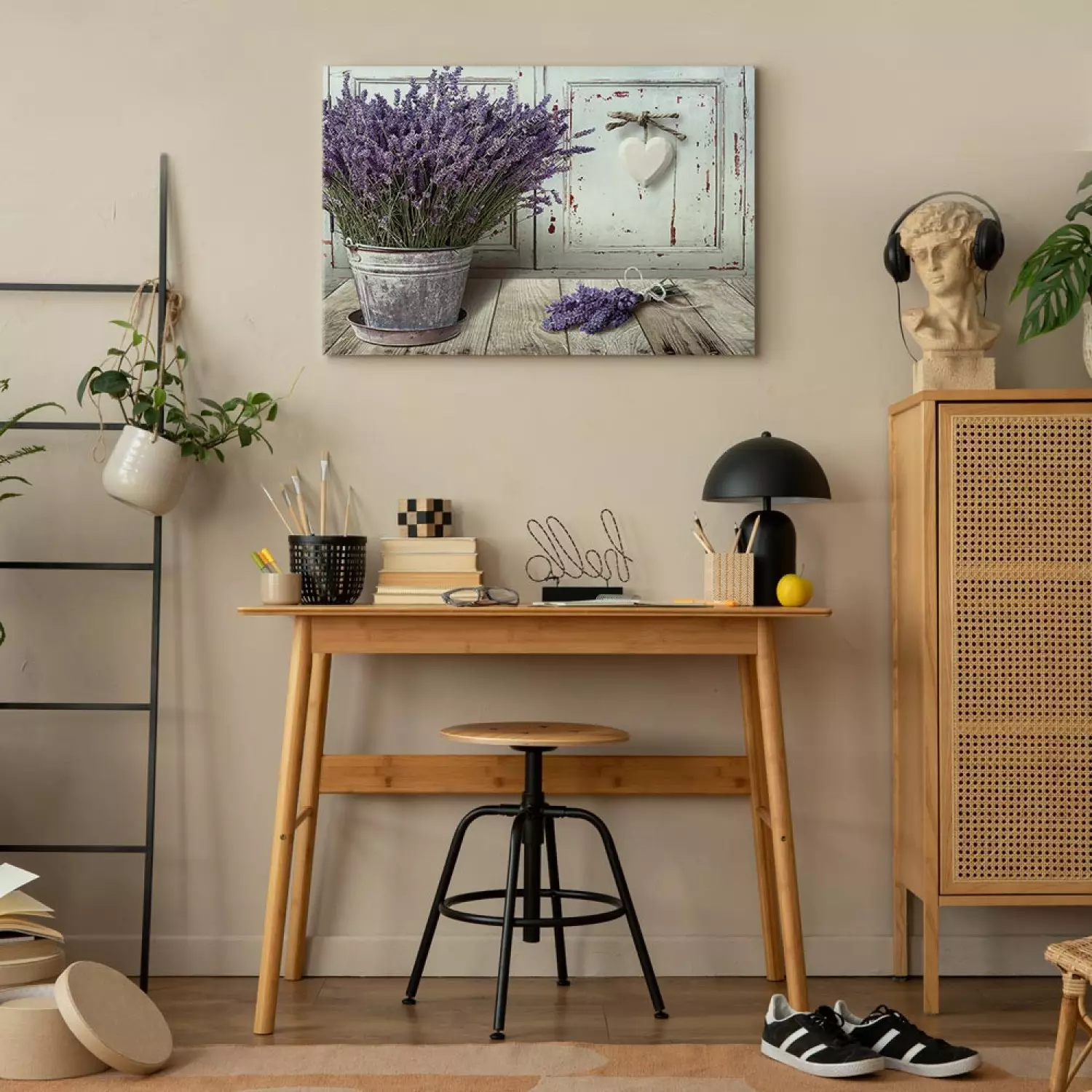 Canvas Sunny Garden Wide