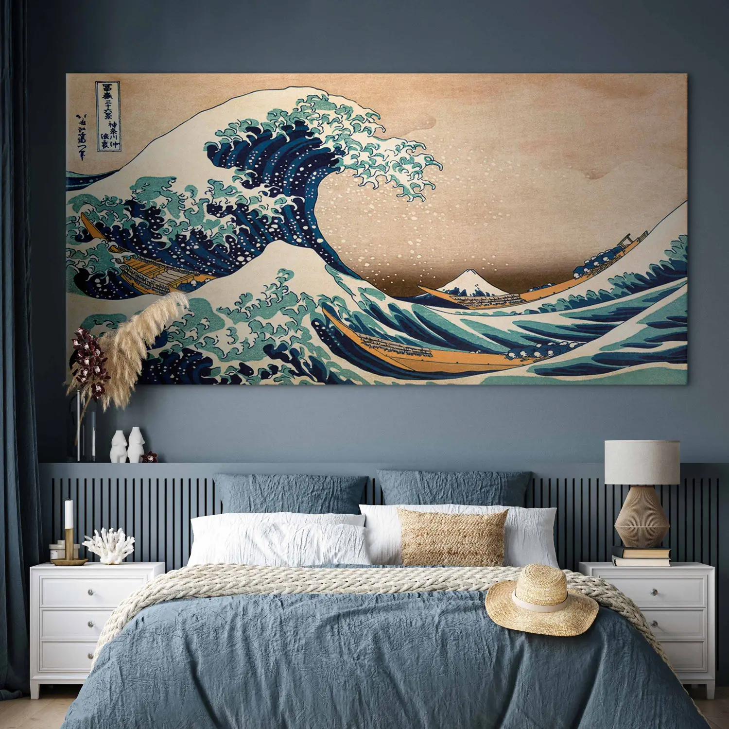 XXL canvas print Hokusai Katsushika II - The Great Wave off