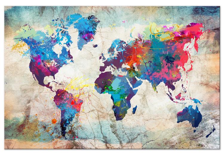 Large canvas print World Maps: Modern Style [Large Format]