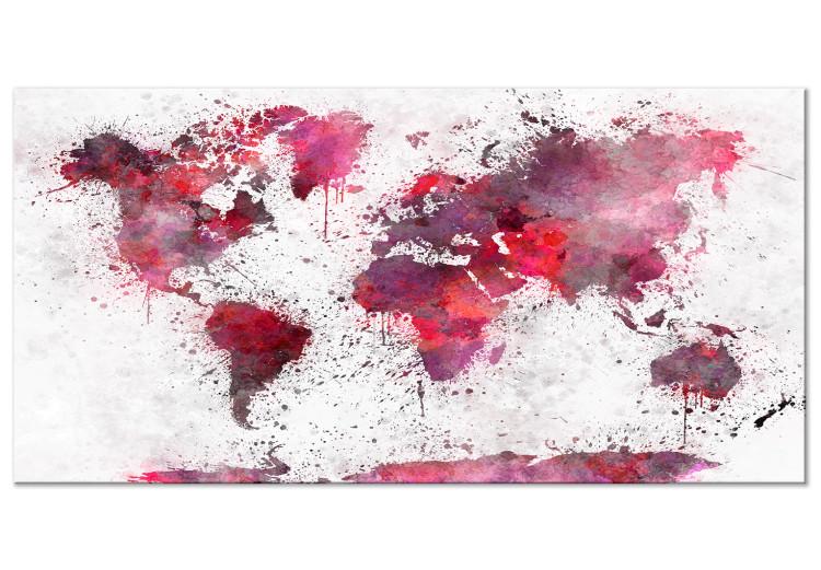 Large canvas print Bloody Map II [Large Format]