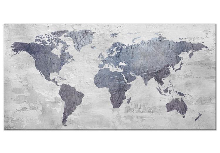 Large canvas print Concrete World Map II [Large Format]