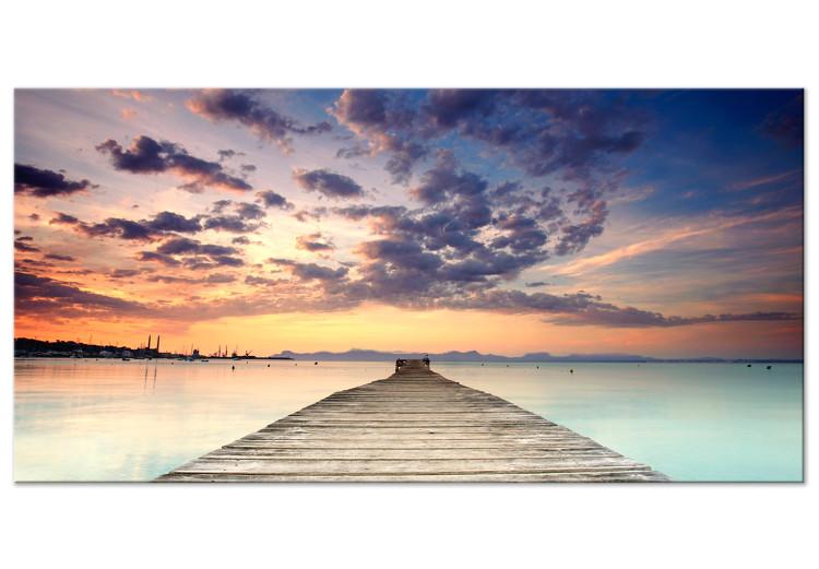 Large canvas print Pier on the Caribbean II [Large Format]