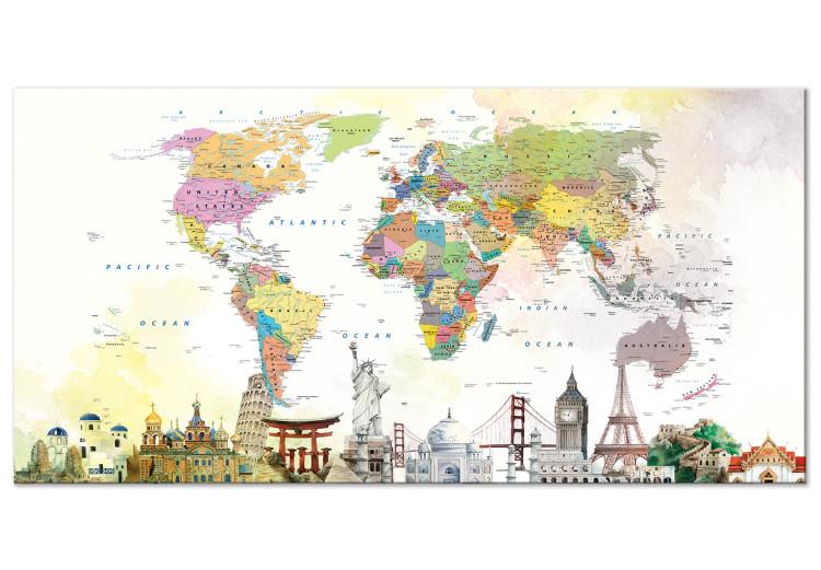 Large canvas print Wonders of the World II [Large Format]
