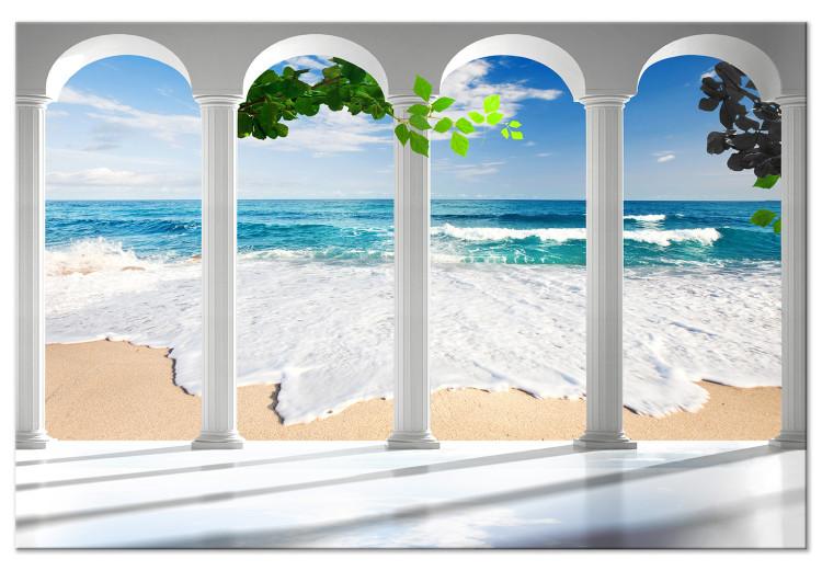 Large canvas print Columns and Sea [Large Format]