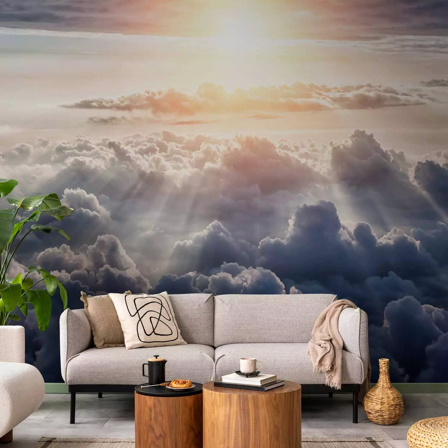 Wall Mural Walk in the Clouds