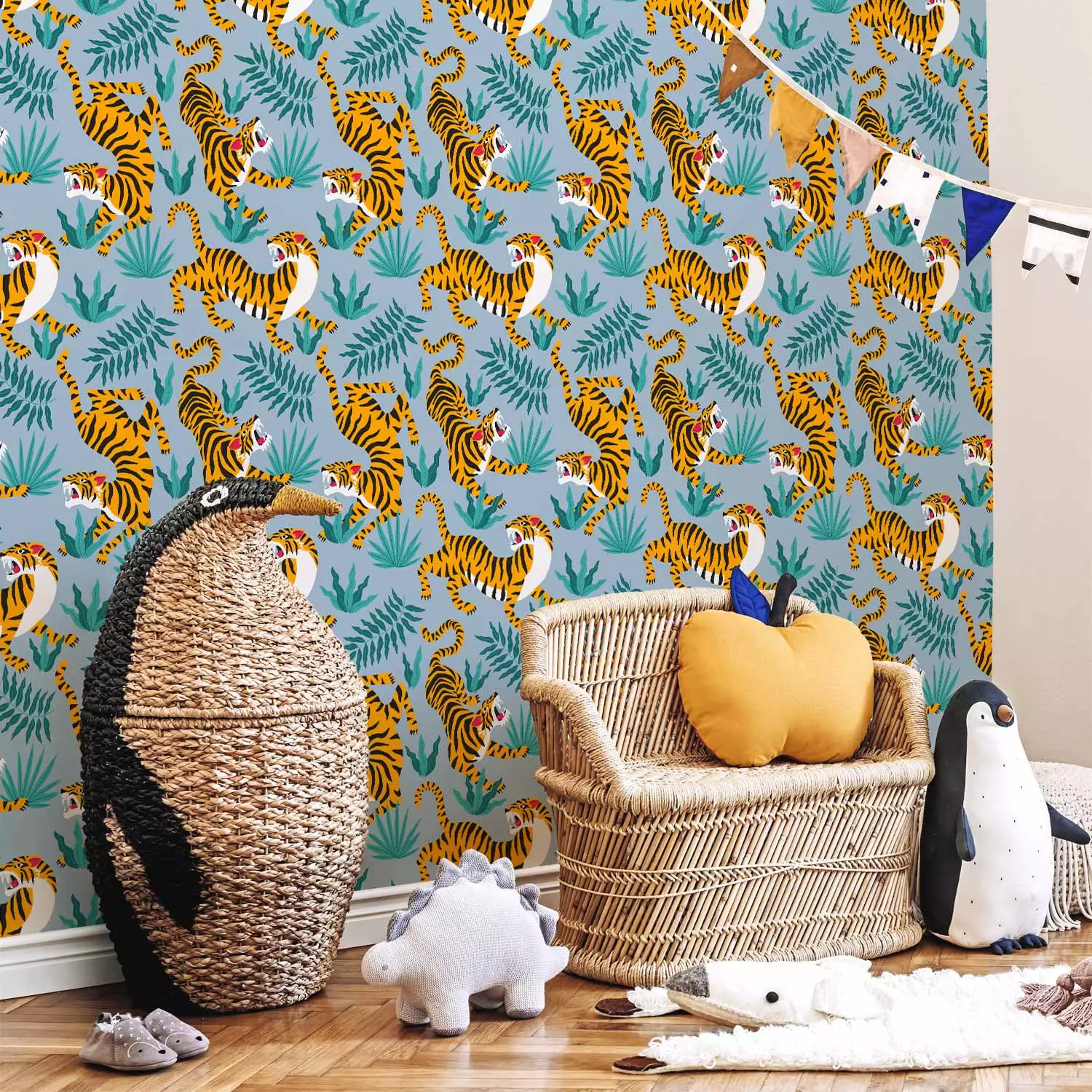 Modern Wallpaper Tiger Roar 